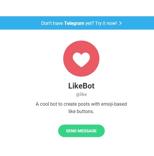 Telegram機器人怎麼用? 推薦LikeBot訊息附加按鈕，讓貼文互動更有趣！